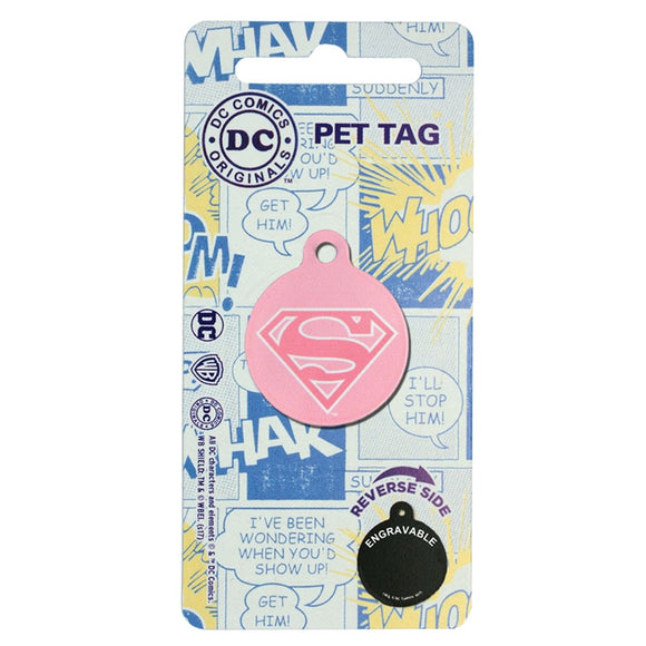 Supergirl Licensed Pet Tag