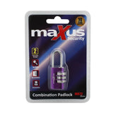 Maxus Aluminium Combination Padlock