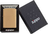 Zippo Classic Brushed Brass Lighter