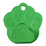 Aluminium Pet Tag Paw Print