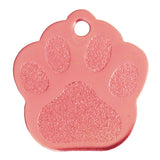 Aluminium Pet Tag Paw Print