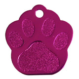 Aluminium Pet Tag Paw Print