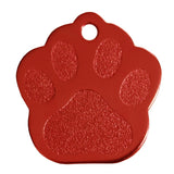 Aluminium Pet Tag Paw Print