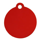 Aluminium Pet Tag Disc with Hole Mount