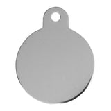 Aluminium Pet Tag Disc with Hole Mount