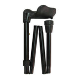Four Fold Walking Stick Black Orthopaedic