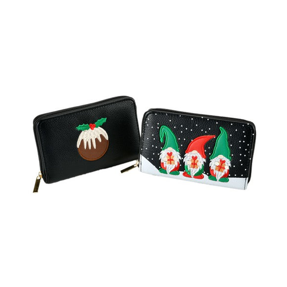 Gnomes/Christmas Pudding Purse