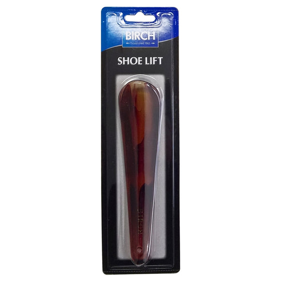 BIRCH Amber Plastic Shoe Horn 18cm