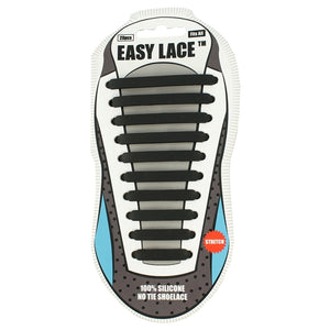 Easy Lace Silicone No Tie Shoelaces Flat