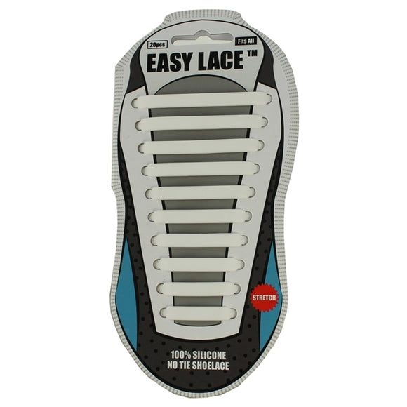 Easy Lace Silicone No Tie Shoelaces Flat