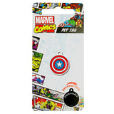 Captain America Licensed Pet Tag