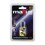 Maxus Combination Padlock (Design may vary)