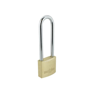 Maxus Brass Long Shackle Padlock 30mm