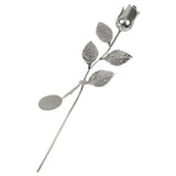 Large (32cm) Silver Plated Rose