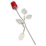 Small (18cm) Silver Plated Rose