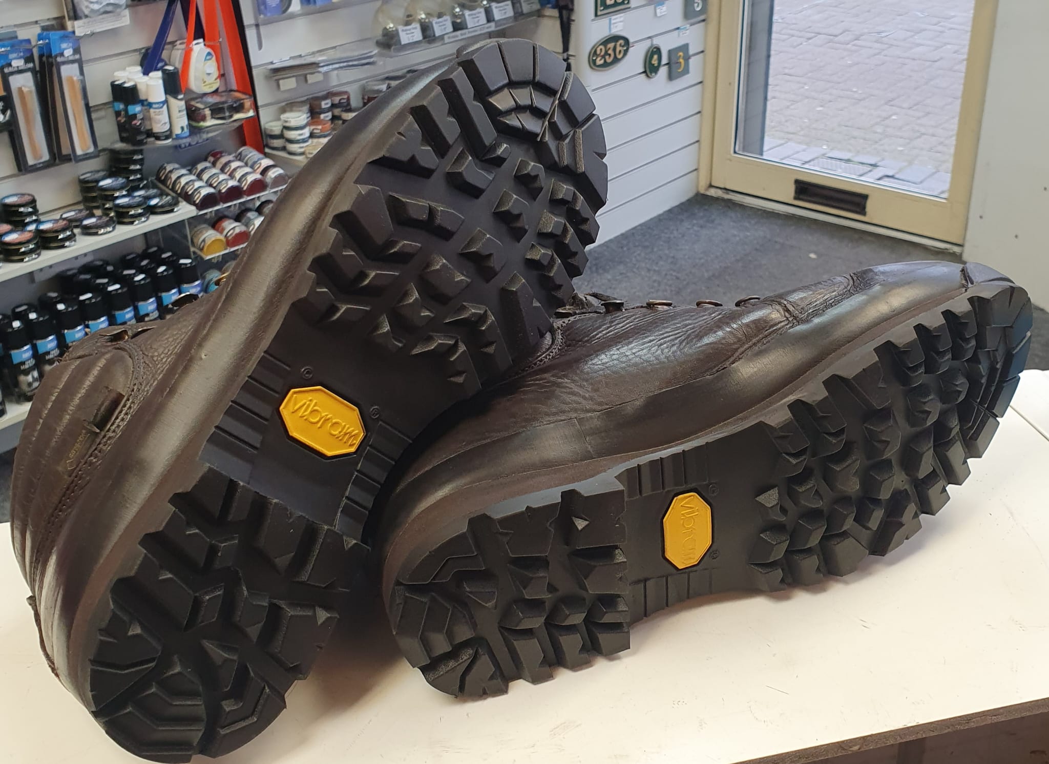 Walking Boot/Shoe Repair (Vibram Soles) Speedy Shoe Service