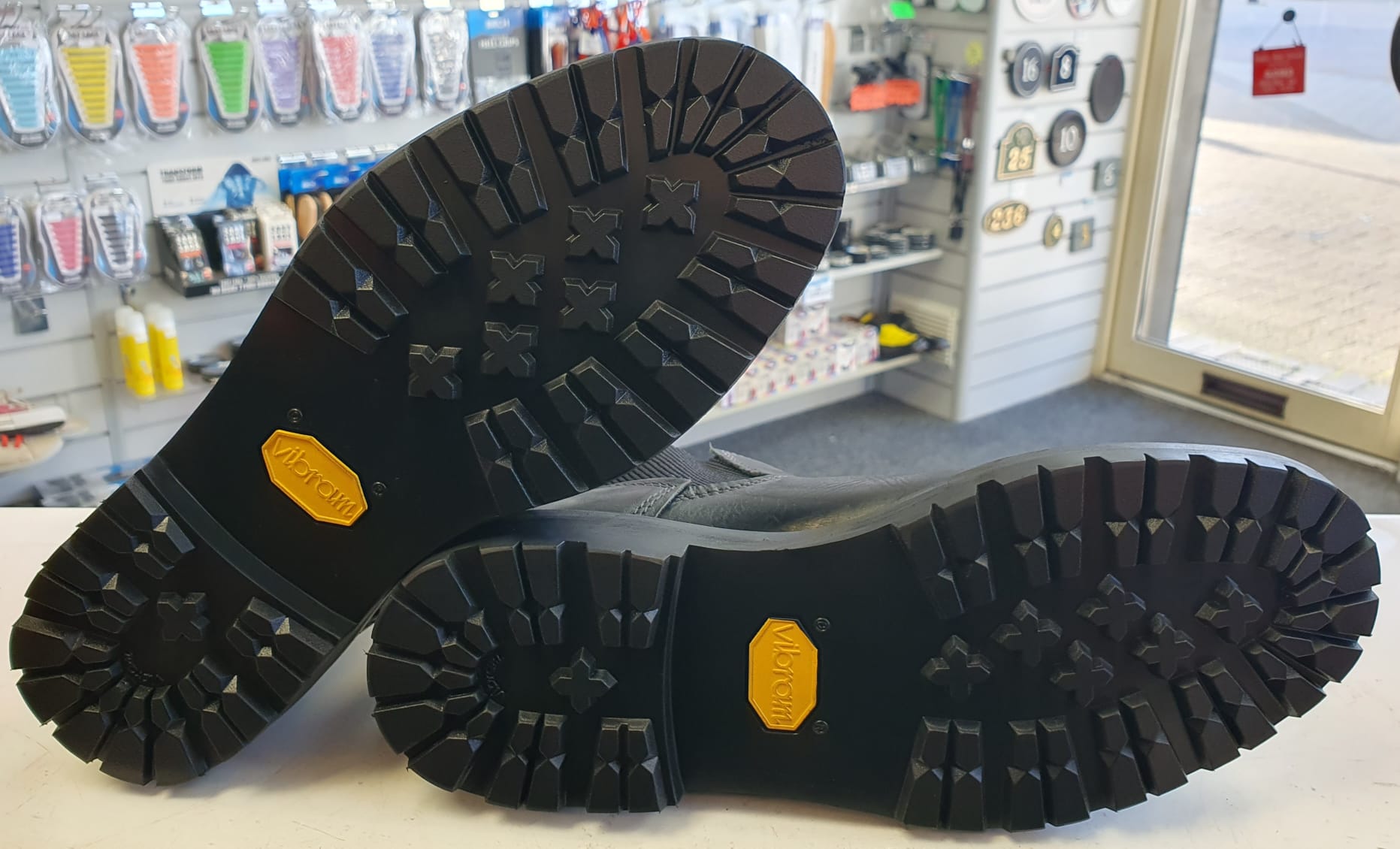 Walking Boot/Shoe Repair (Vibram Soles) Speedy Shoe Service