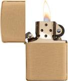 Zippo Classic Brushed Brass Lighter