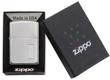 Zippo Classic Engine Turned Polished Chrome Lighter